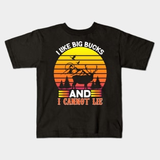 I Like Big Bucks and I Cannot Lie Kids T-Shirt